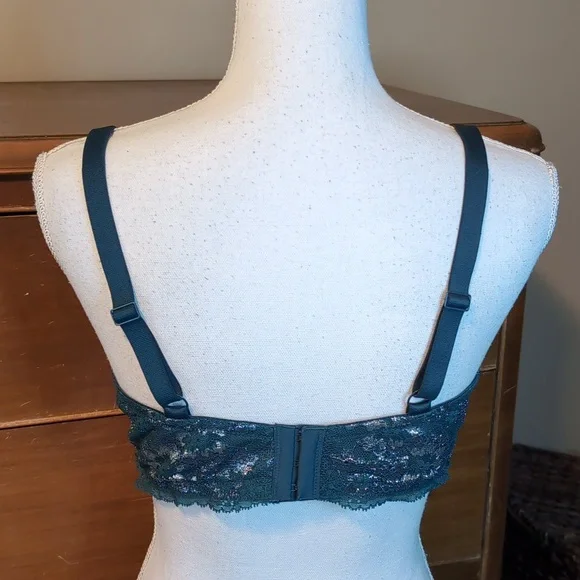 Body by Victoria VICTORIA'S SECRET Unlined Stretch Lace Demi Bra 38DD - Picture 8 of 13